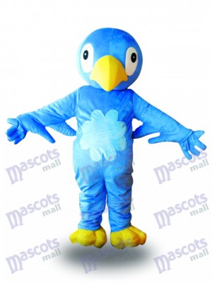 Blaues Vogel maskottchen Kostüm Tier