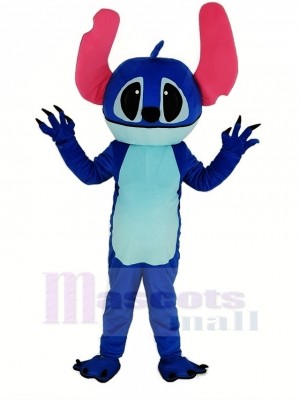 Süß Blau Lilo & Stitch Maskottchen Kostüm