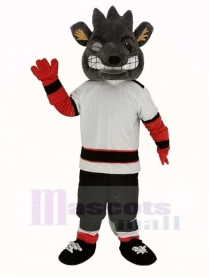 Albany Fluss Ratten Maskottchen Kostüm Eis Eishockey Mannschaft