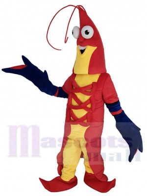 Garnelengarnele maskottchen kostüm