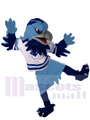 Agiler blauer Adlerfalke Maskottchen-Kostüm Tier
