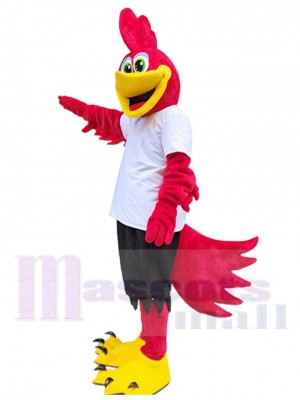 Roter Roadrunner-Vogel Maskottchen-Kostüm Für Erwachsene Maskottchenköpfe