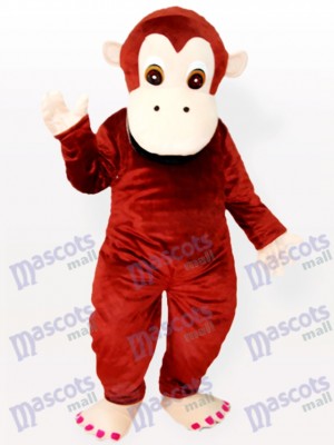 Reizendes Schimpanse Tiermaskottchen Kostüm