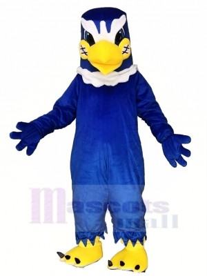 königlich Blau Falke Adler Vogel Maskottchen Kostüme Tier