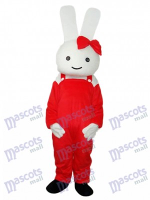 Ostern Rot Gesamt Kaninchen Maskottchen Erwachsene Kostüm Tier