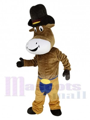 Cowboy Ochse Das Vieh maskottchen kostüm