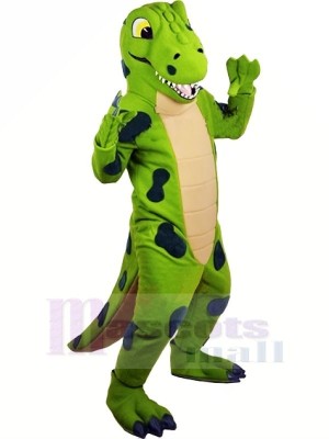 Lustig Grün Dinosaurier Maskottchen Kostüme Tier