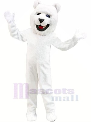 Weiß Polar Bär Maskottchen Kostüme Erwachsene