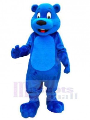 Kundenspezifischer blauer Bär Maskottchen-Kostüm Für Erwachsene Maskottchen-Köpfe