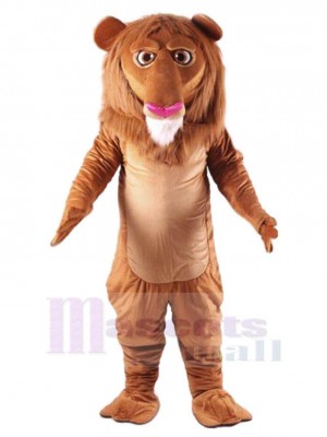 Plüsch Löwe für Erwachsene Maskottchen-Kostüm Tier