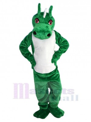 Party Grüner Drache Maskottchen-Kostüm Tier