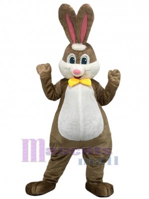 Großhandel Braunes Kaninchen Maskottchen-Kostüm Tier