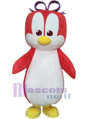 Roter Pinguin Maskottchen-Kostüm Ozean