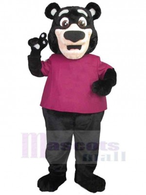 Liebenswerter Schwarzbär Maskottchen-Kostüm Tier