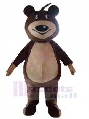 Komischer Braunbär Maskottchen-Kostüm Tier