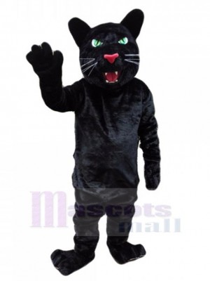 Leistungsstarker schwarzer Leopard Maskottchen-Kostüm Für Erwachsene Maskottchen-Köpfe