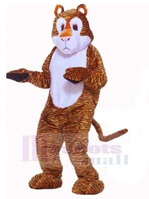 Brauner starker Leopard Maskottchen-Kostüm Für Erwachsene Maskottchen-Köpfe