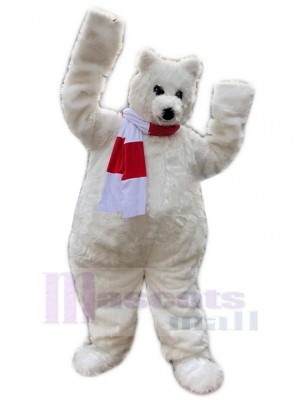 Riesiger Eisbär Maskottchen-Kostüm Für Erwachsene Maskottchen-Köpfe