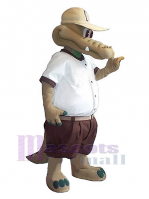 Krokodil Erwachsener Maskottchen-Kostüm Tier