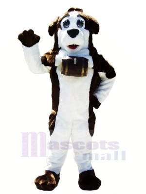 Braun und Weiß Heilige Bernard Hund Maskottchen Kostüme