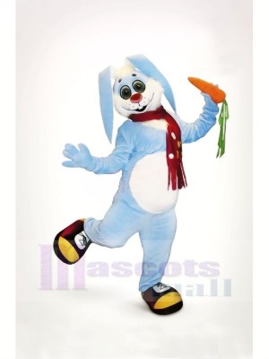 Süß Blau Hase Maskottchen Kostüme Tier 