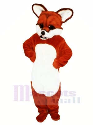 Heftig rot Fuchs Maskottchen Kostüme Karikatur