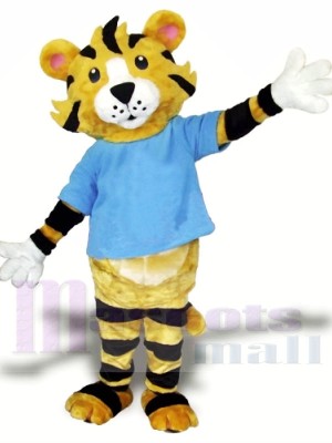 Weiterführende Schule Tiger Maskottchen Kostüm Kostenloser Versand