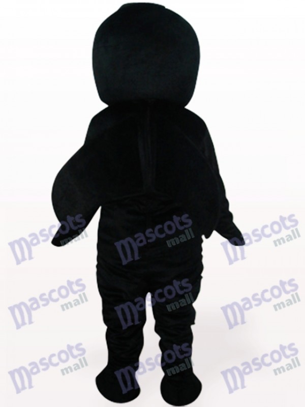 Schwarz Wal Plüsch Maskottchen Kostüm für Erwachsene