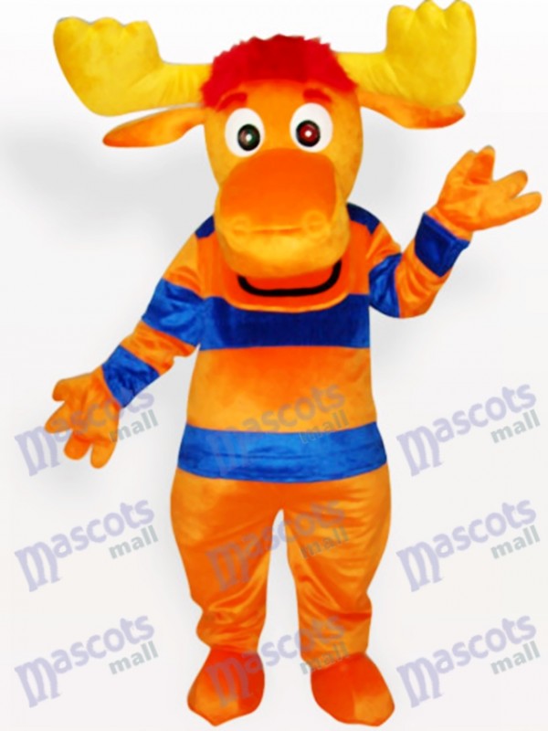 Stripe Deer Tier Maskottchen Kostüm für Erwachsene
