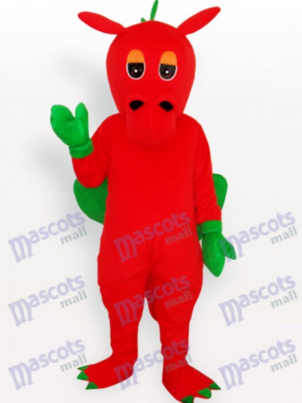 Red Dinosaurier Tier Maskottchen Kostüm für Erwachsene