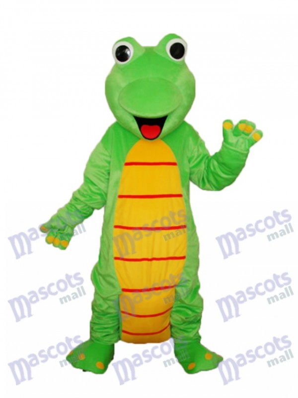 Happy Lizard Dinosaur Mascot Adult Costume