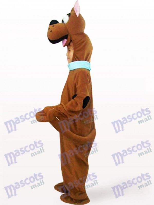 Brown Hund offenes Gesicht Kinder Tier Maskottchen Kostüm