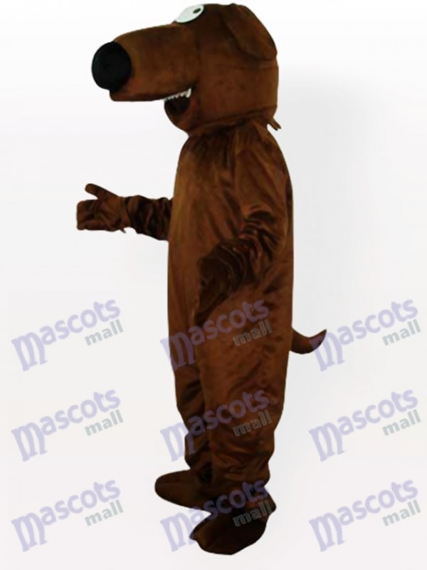 Große Nase Grauer Hund Maskottchen Kostüm für Erwachsene