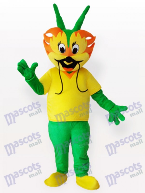 Cyan Drache Maskottchen Kostüm für Erwachsene