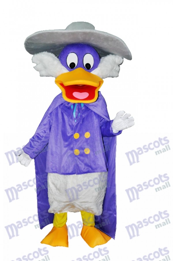 Naughty Purple Duck Erwachsenen Maskottchen Kostüm Tier