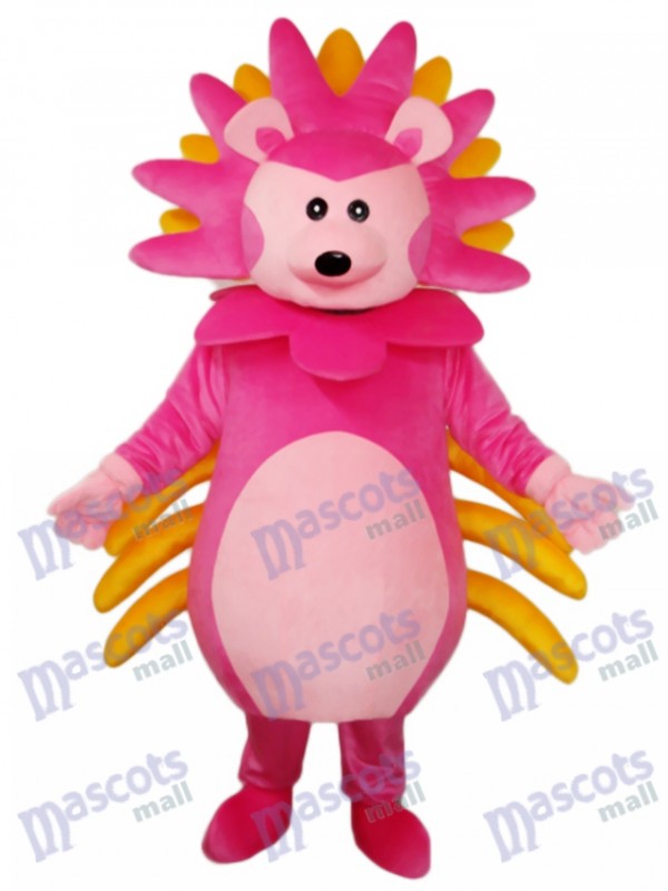 Rosa Igel Maskottchen Erwachsene Kostüm Tier