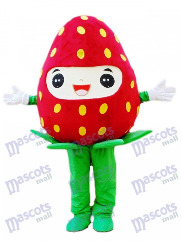 Erdbeer maskottchen-Kostüm Frucht