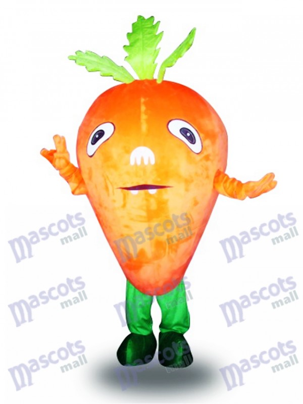 Orange Karotte Gemüse Maskottchen Kostüm Lebensmittel Gemüse