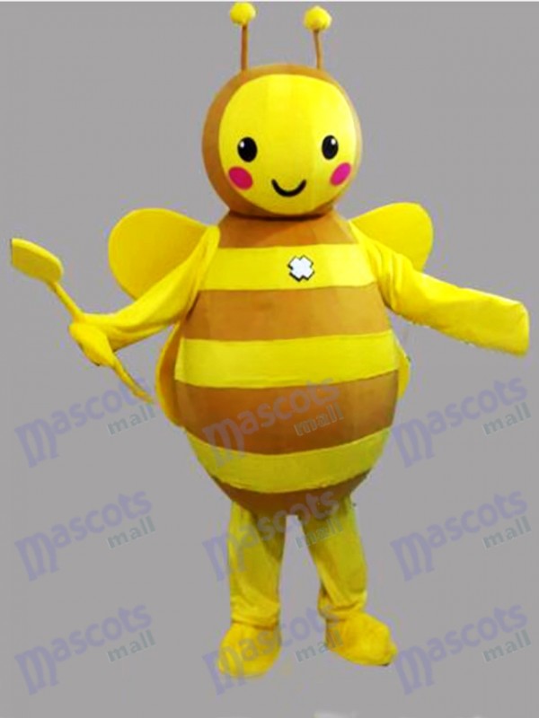 Gelbe Biene Maskottchen Kostüm Insekt