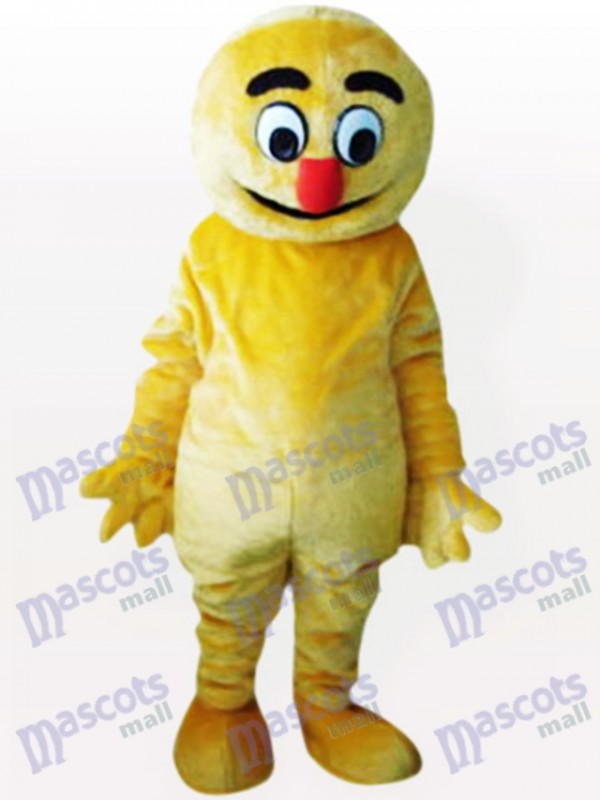Gelbes Boogie Man Party Maskottchen Kostüm für Erwachsene