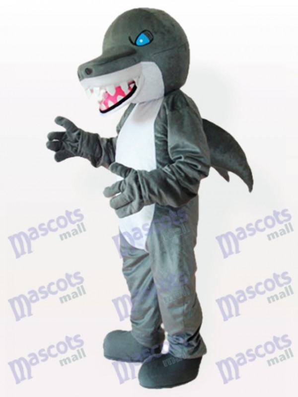 Blue Eyes Shark Maskottchen Kostüm für Erwachsene